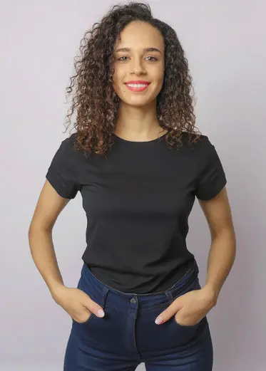 Camiseta Cuello V Algodón Premium Hombre