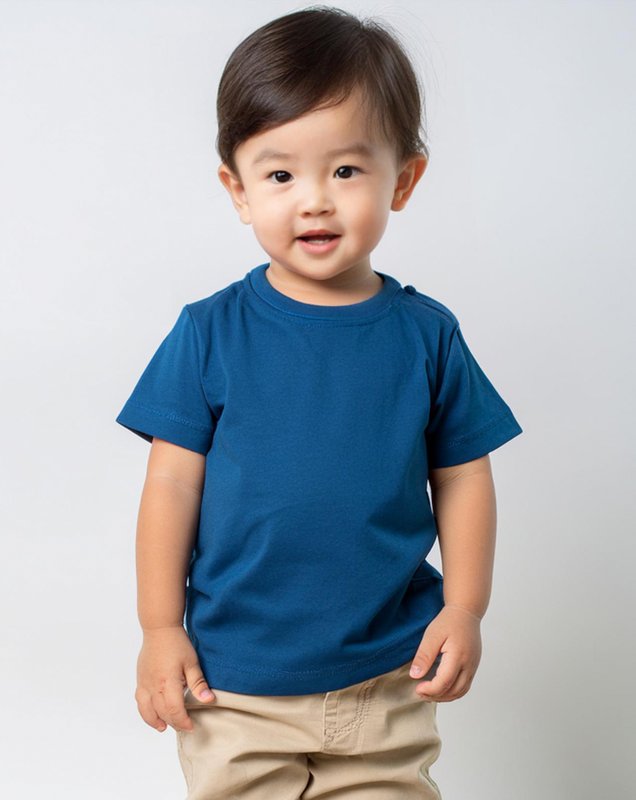 Camiseta Cuello Redondo Algodón Lycra Niño PROMO