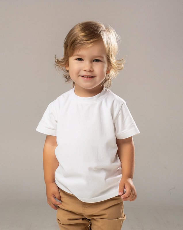 Camiseta Cuello Redondo Piqué Niño PROMO