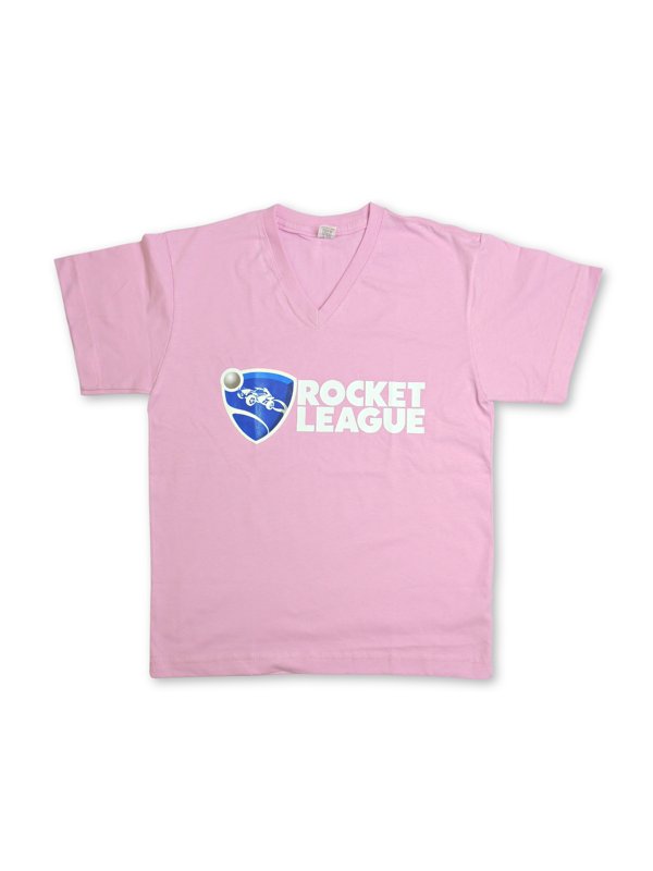 Camiseta Cuello V Poliéster Piel de Durazno Mujer PROMO 