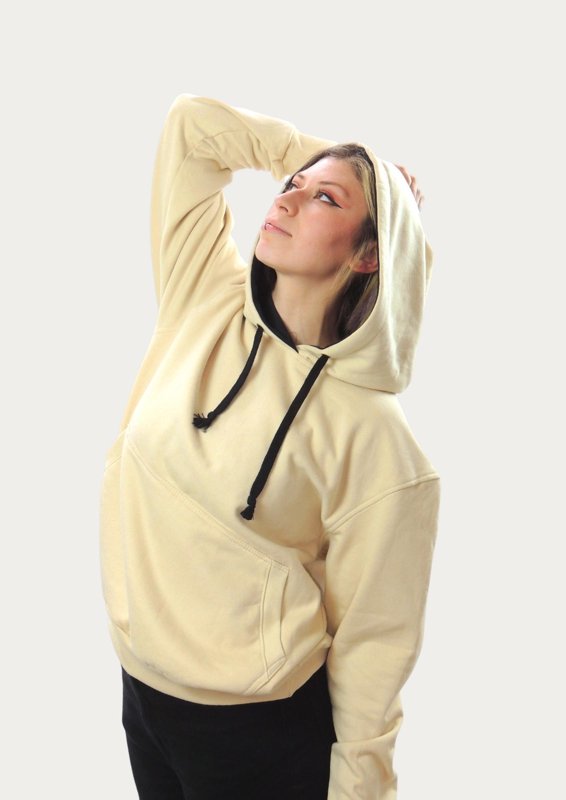 Buzo Hoodie con Capota Algodón Perchado Unisex