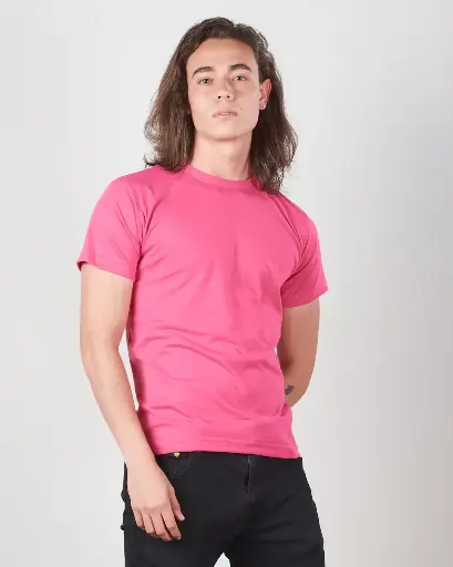 Camiseta Cuello Redondo Polialgodon Hombre