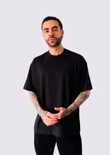 Camiseta Oversize Polialgodón Hombre