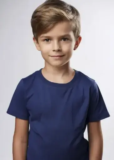 Camiseta Cuello Redondo Algodón Premium Niño