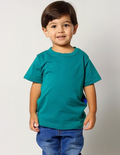 Camiseta Cuello Redondo Algodón Lycra Niño PROMO