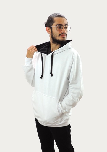Buzo Hoodie con Capota Algodón Perchado Unisex